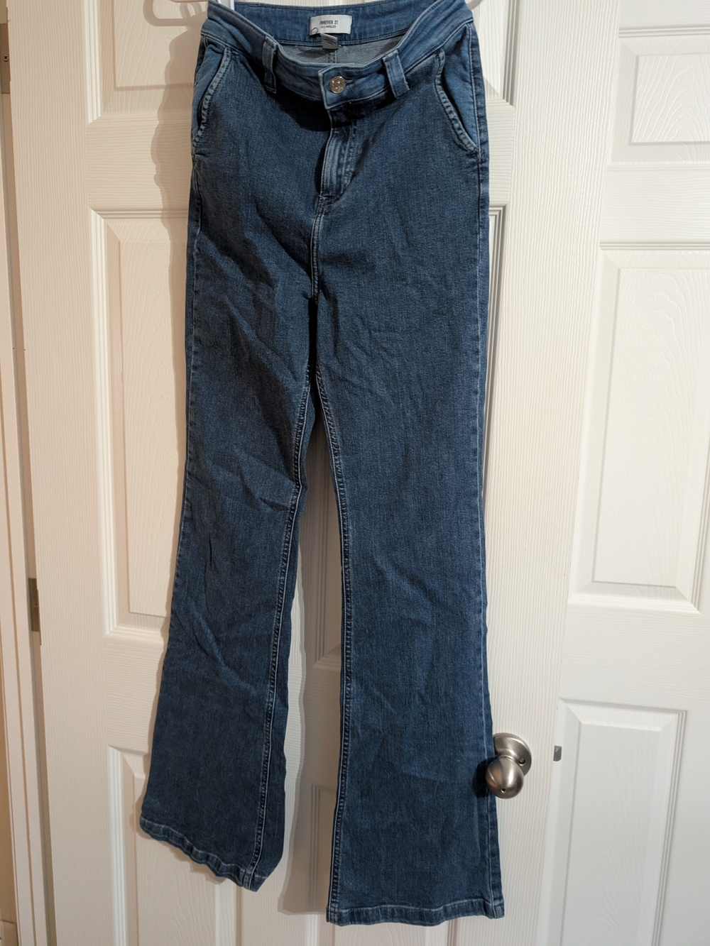 Forever 21 Dark Blue Flare Jeans